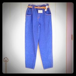 New Charter Club wide leg jeans with belt